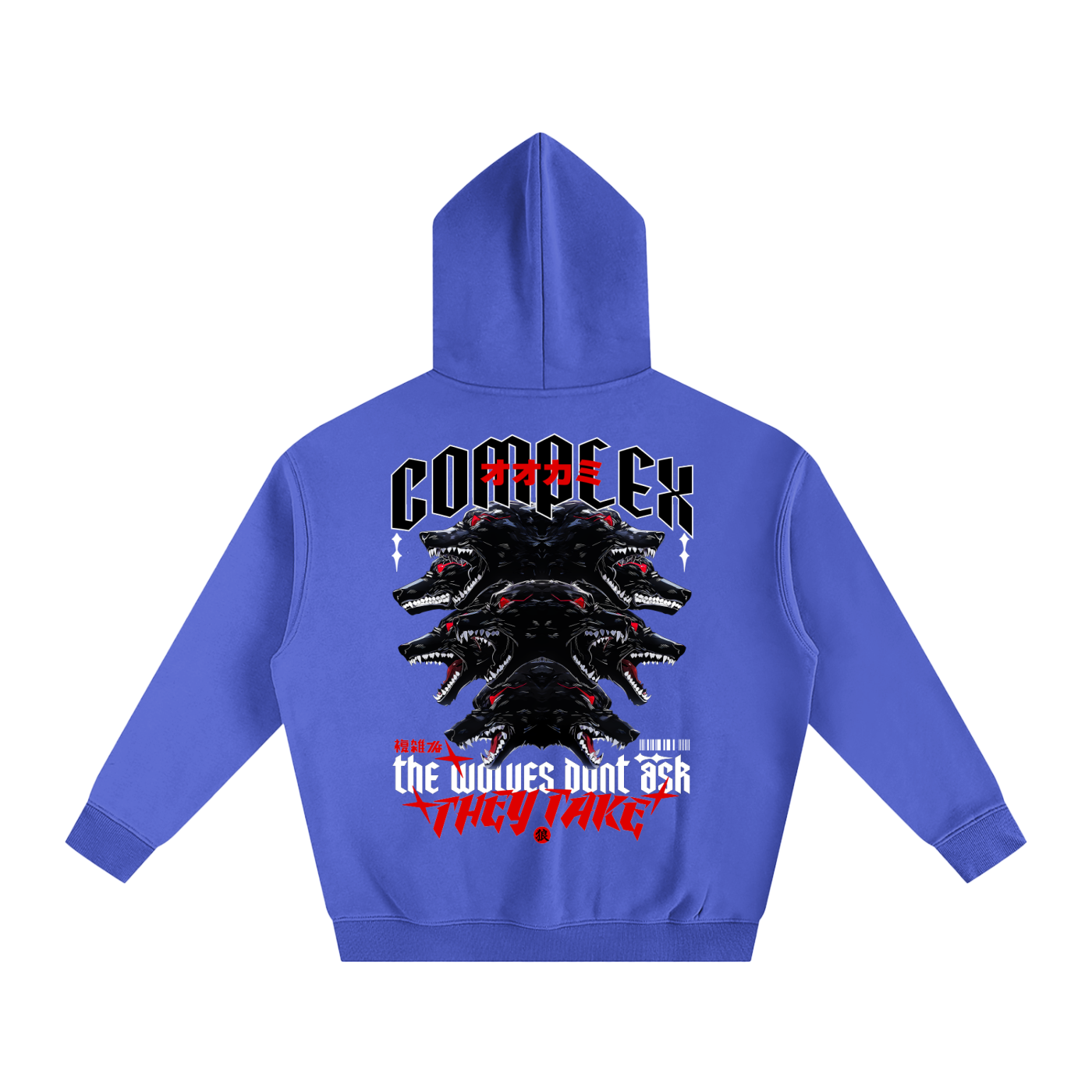 'THE WOLVES' Oversized Hoodie