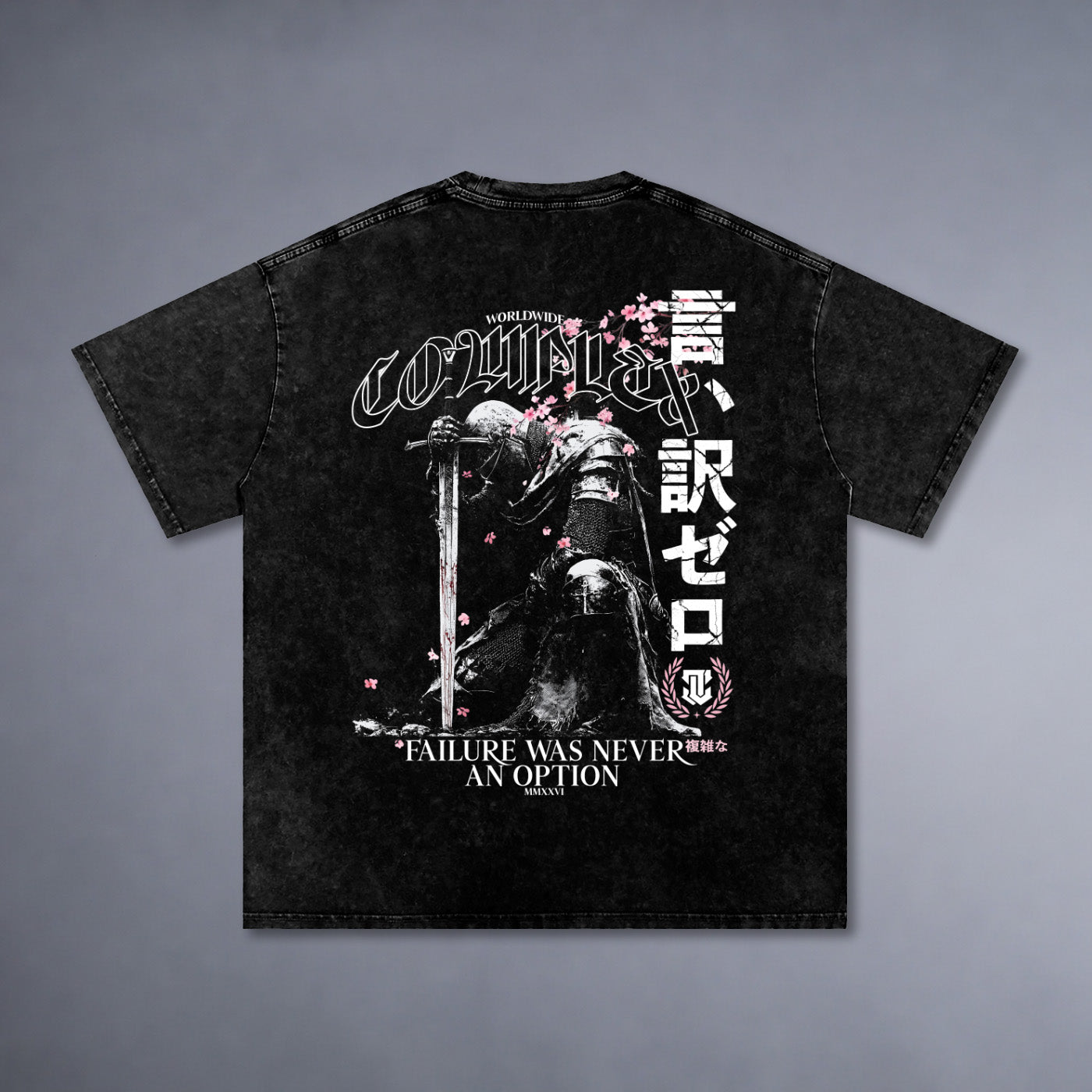 'UNBROKEN' Oversized Washed Tee