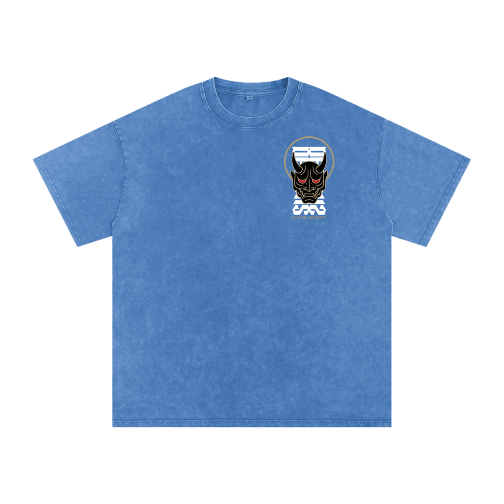 'NO MERCY' Oversized Washed Tee