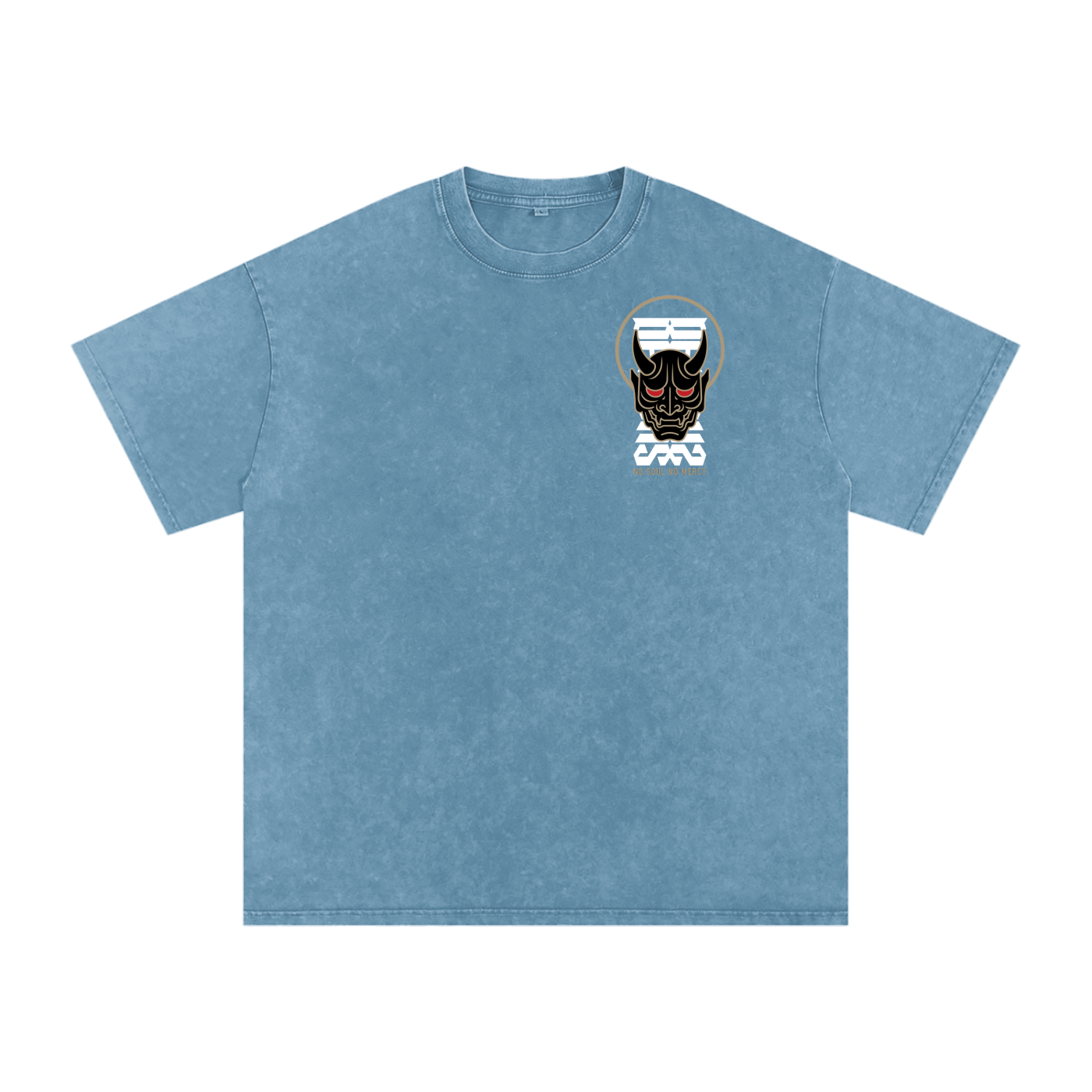 'NO MERCY' Oversized Washed Tee
