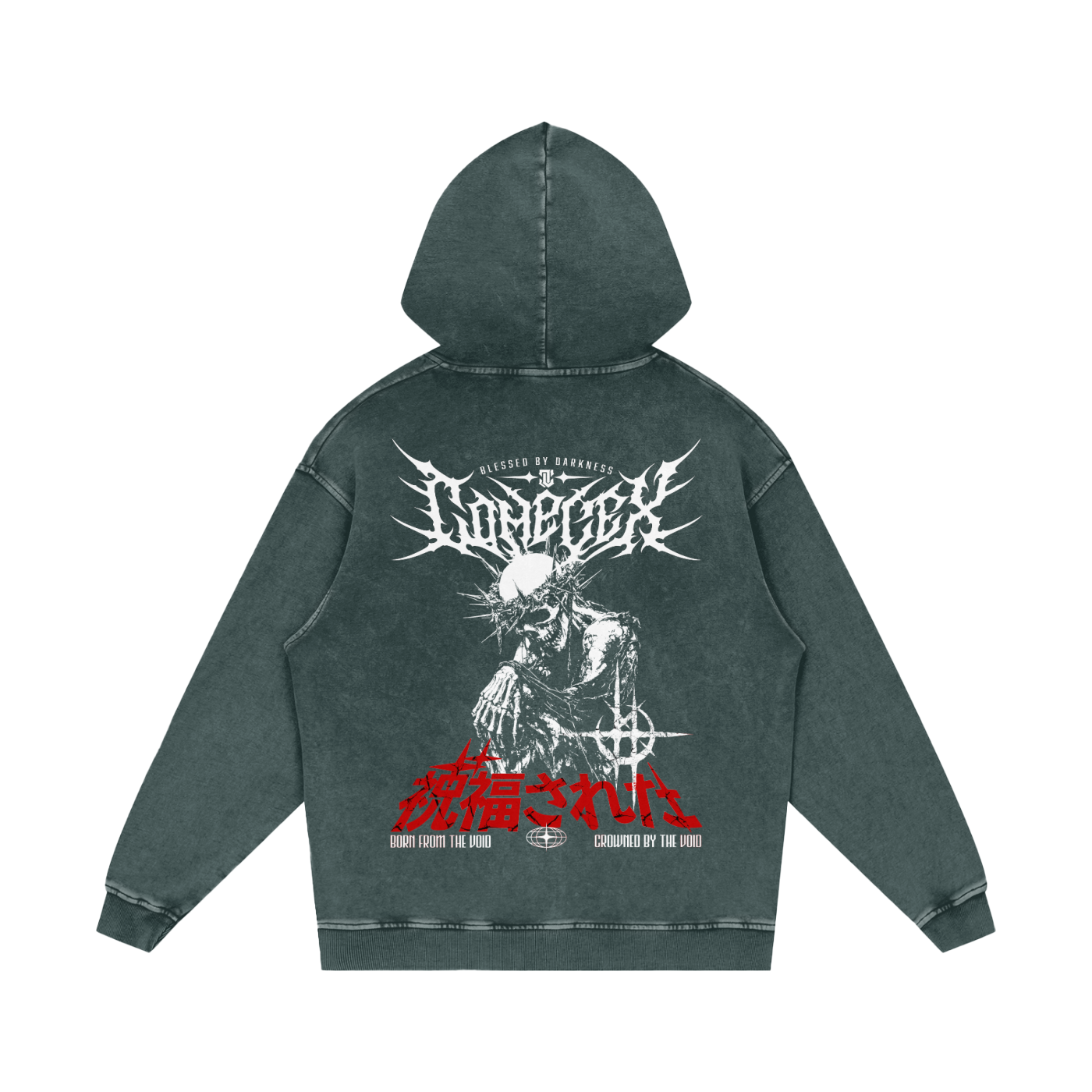 'BLESSED' Washed Hoodie