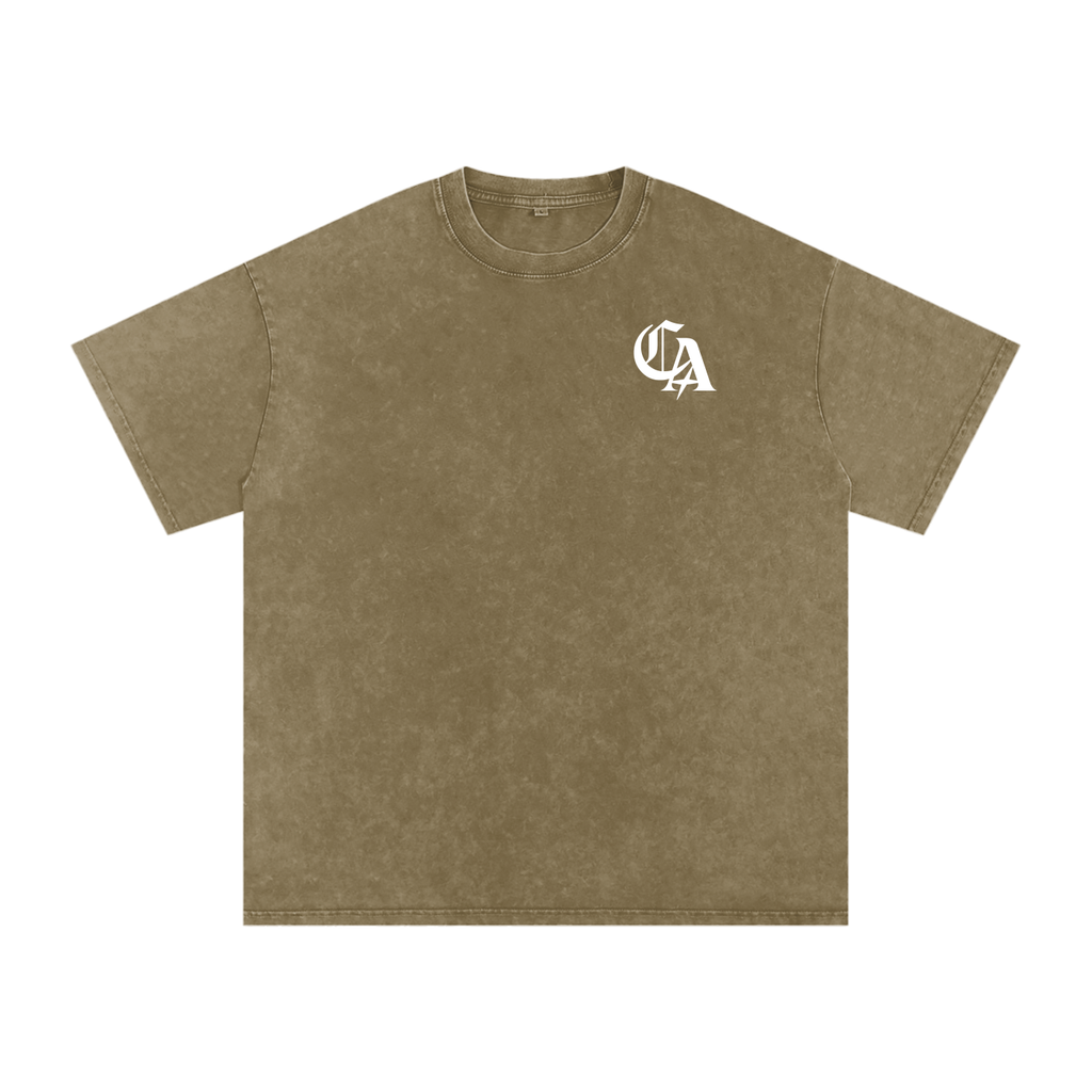 'BLESSED' Oversized Washed Tee