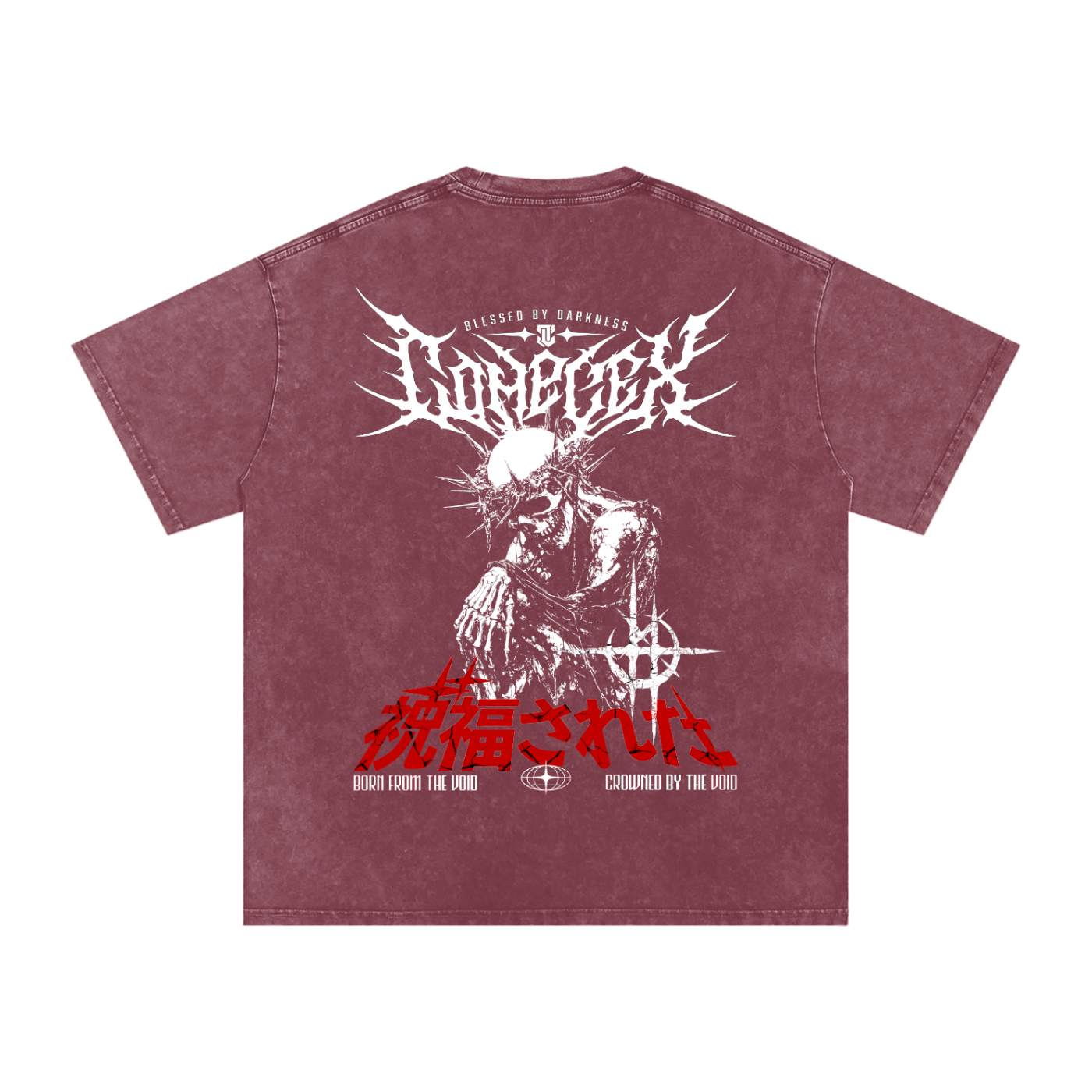 'BLESSED' Oversized Washed Tee