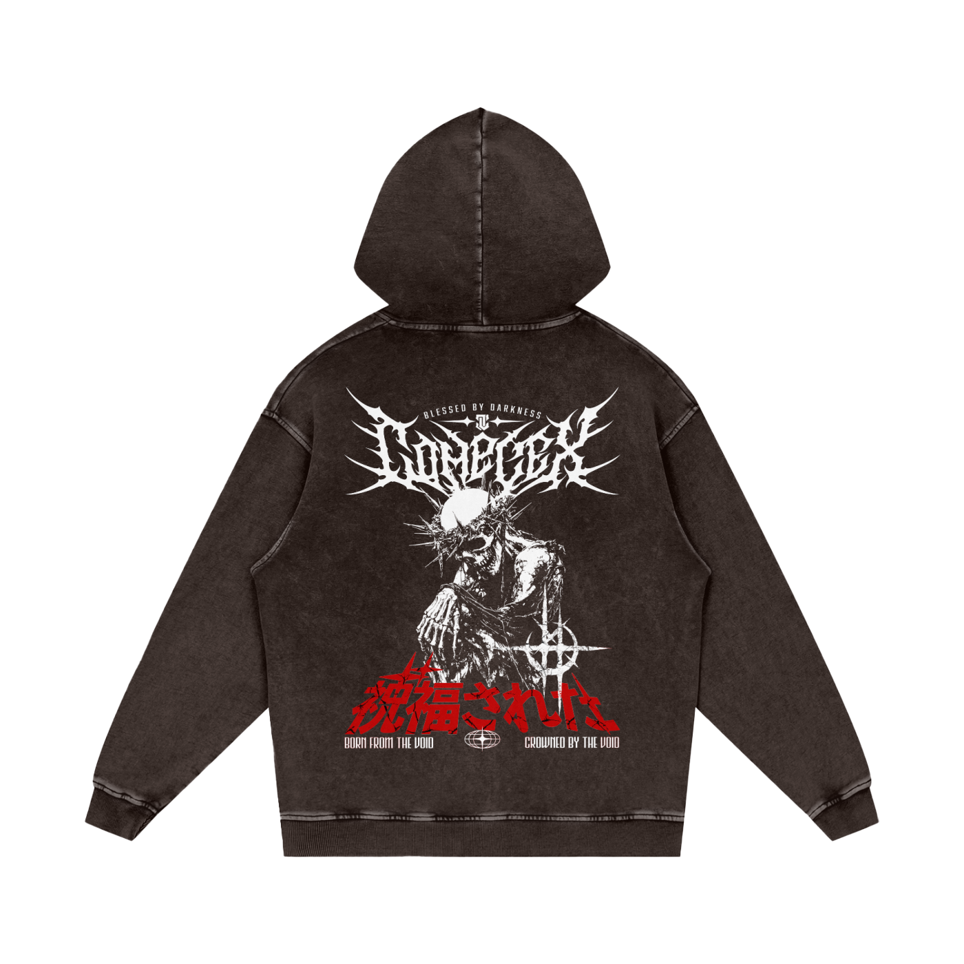 'BLESSED' Washed Hoodie