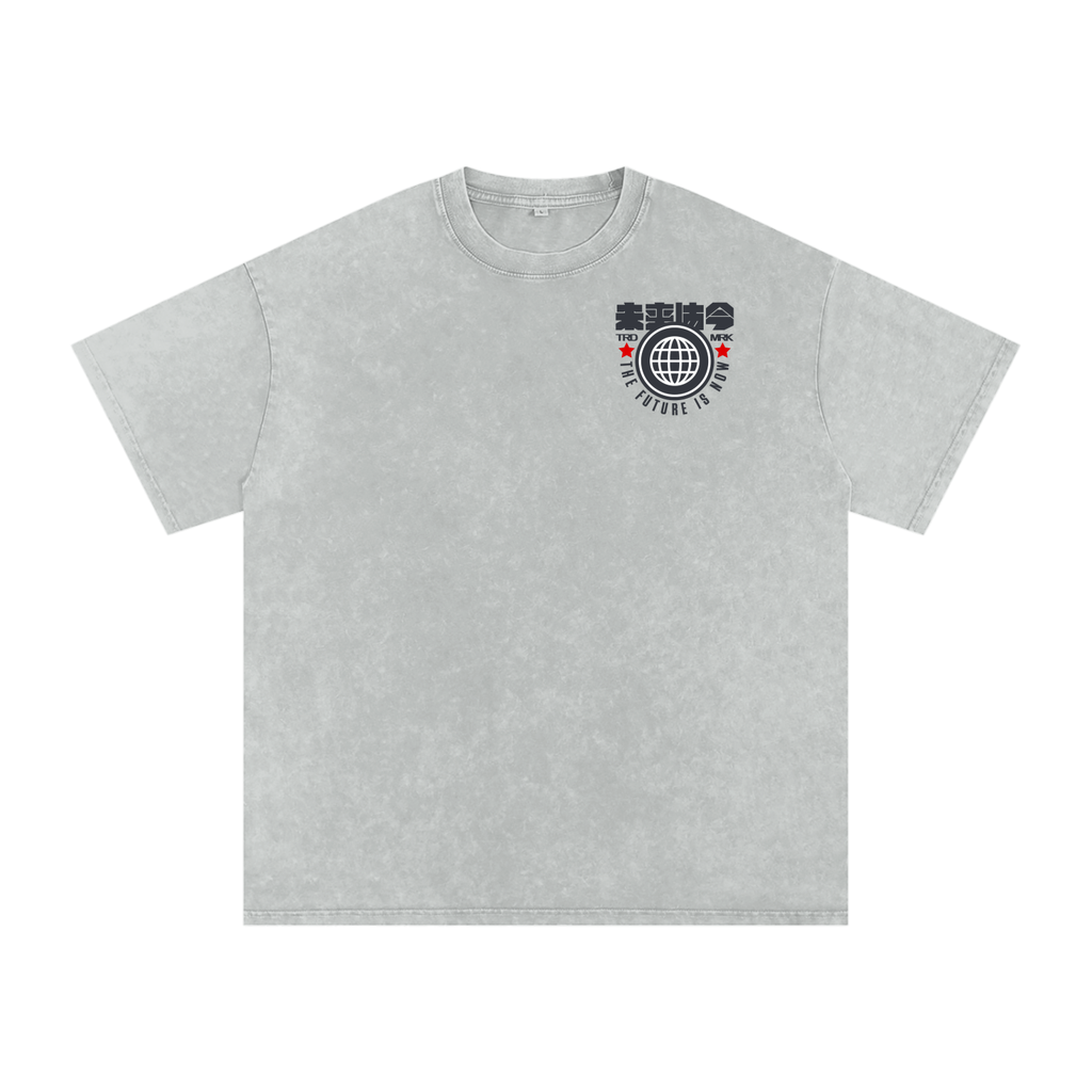 'FUTURE' Oversized Washed Tee