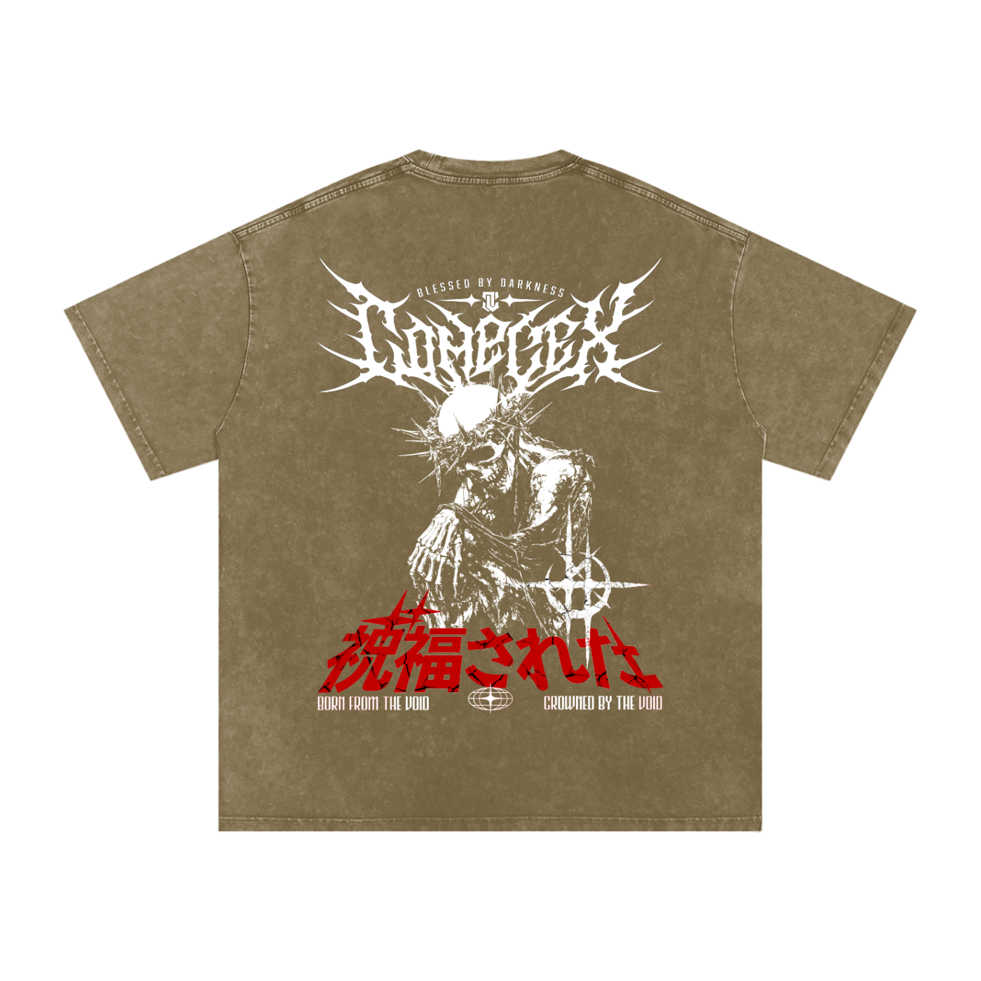 'BLESSED' Oversized Washed Tee