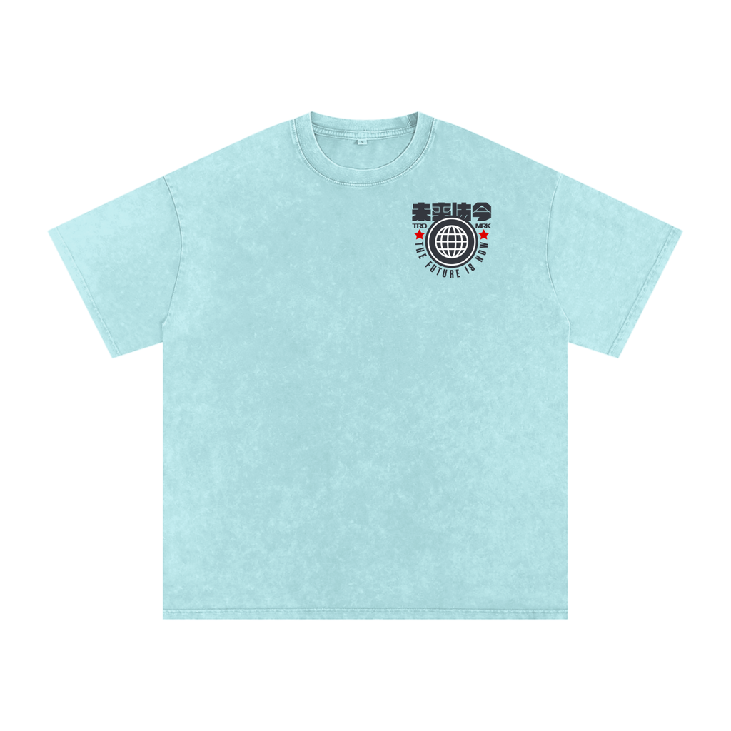 'FUTURE' Oversized Washed Tee
