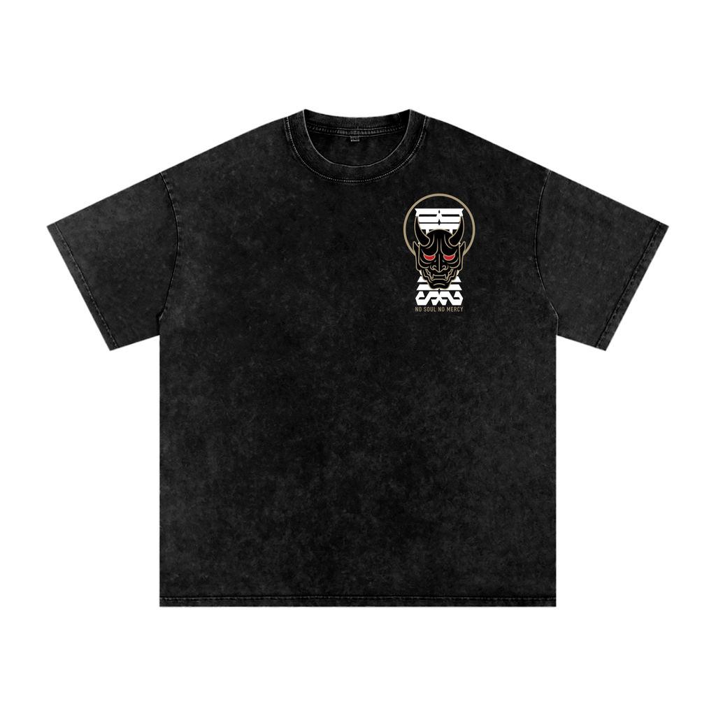 'NO MERCY' Oversized Washed Tee