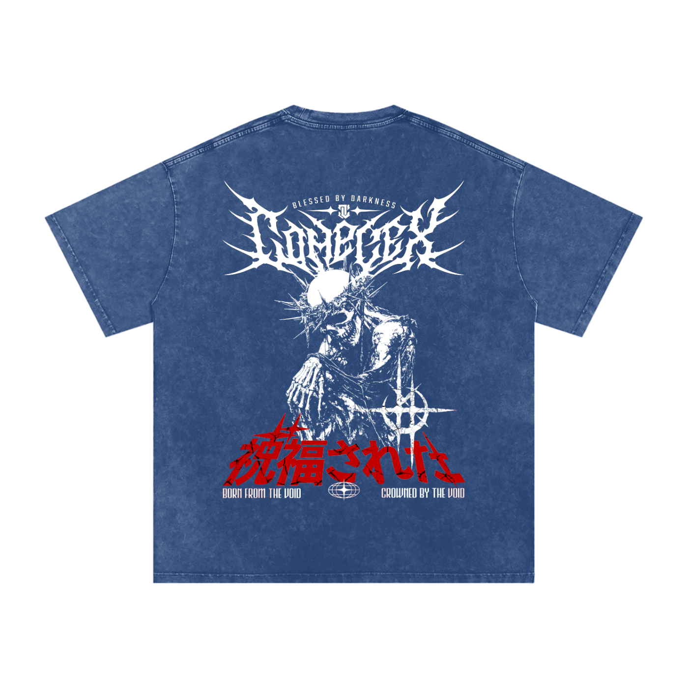 'BLESSED' Oversized Washed Tee