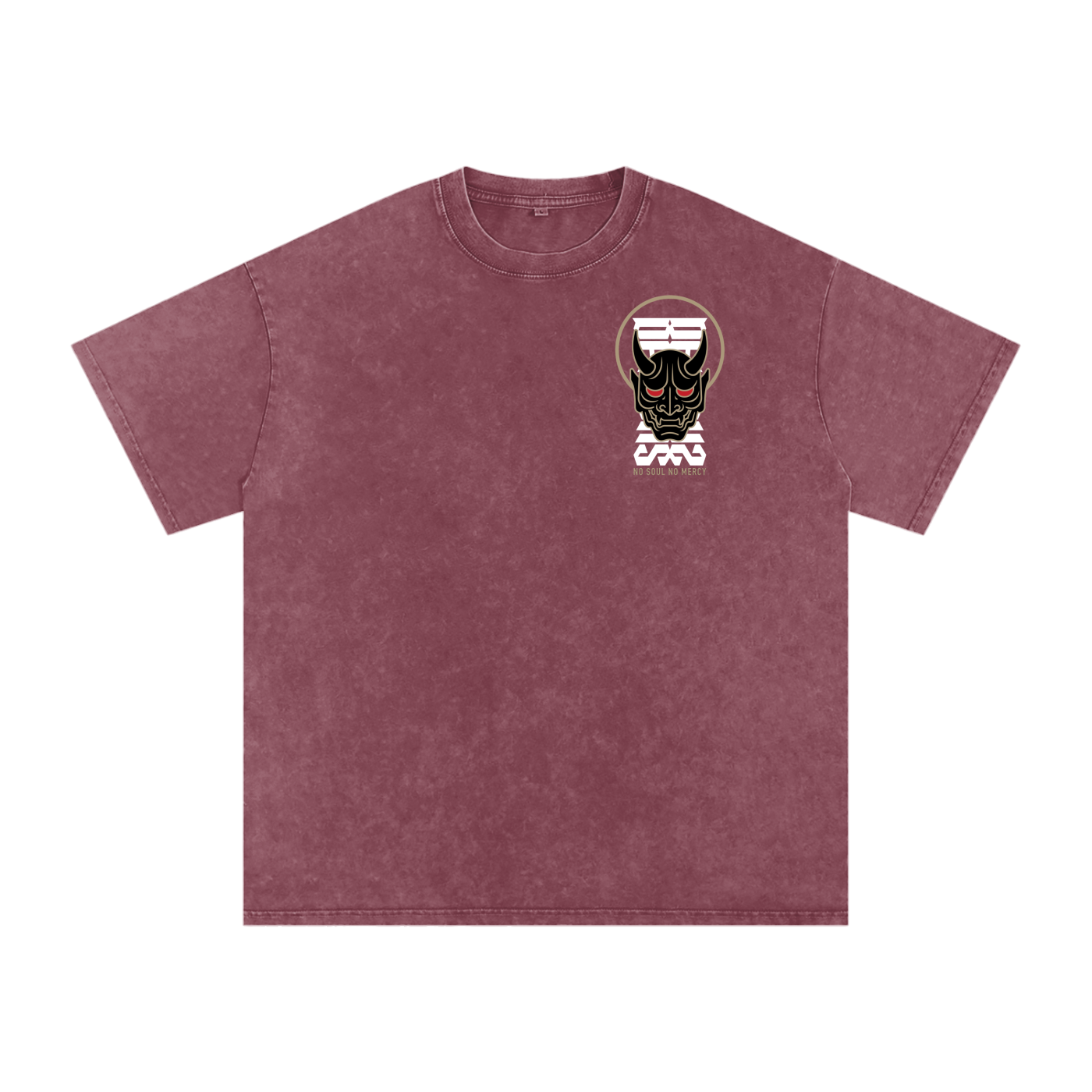 'NO MERCY' Oversized Washed Tee