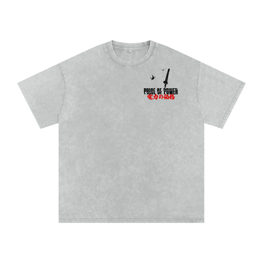 'BY THE SWORD' Oversized Washed Tee