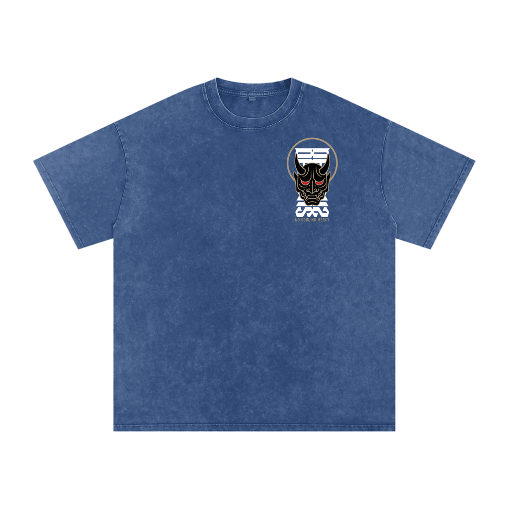 'NO MERCY' Oversized Washed Tee