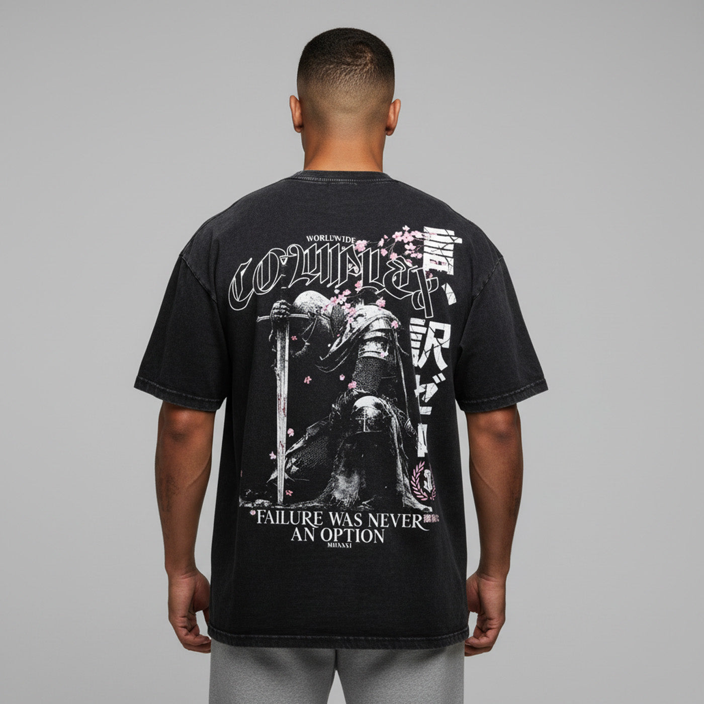 'UNBROKEN' Oversized Washed Tee