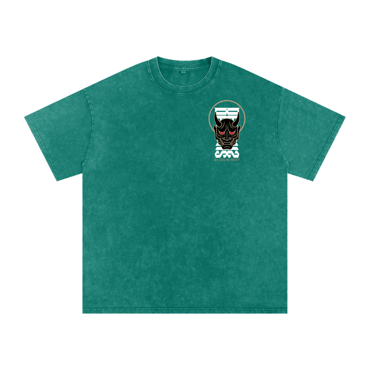 'NO MERCY' Oversized Washed Tee