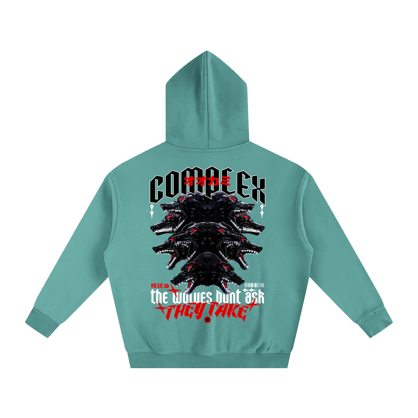 'THE WOLVES' Oversized Hoodie