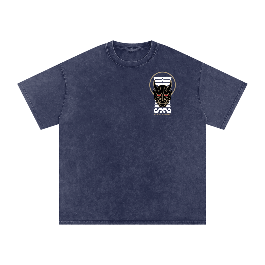 'NO MERCY' Oversized Washed Tee