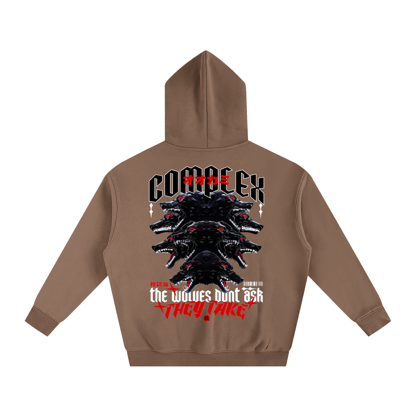 'THE WOLVES' Oversized Hoodie