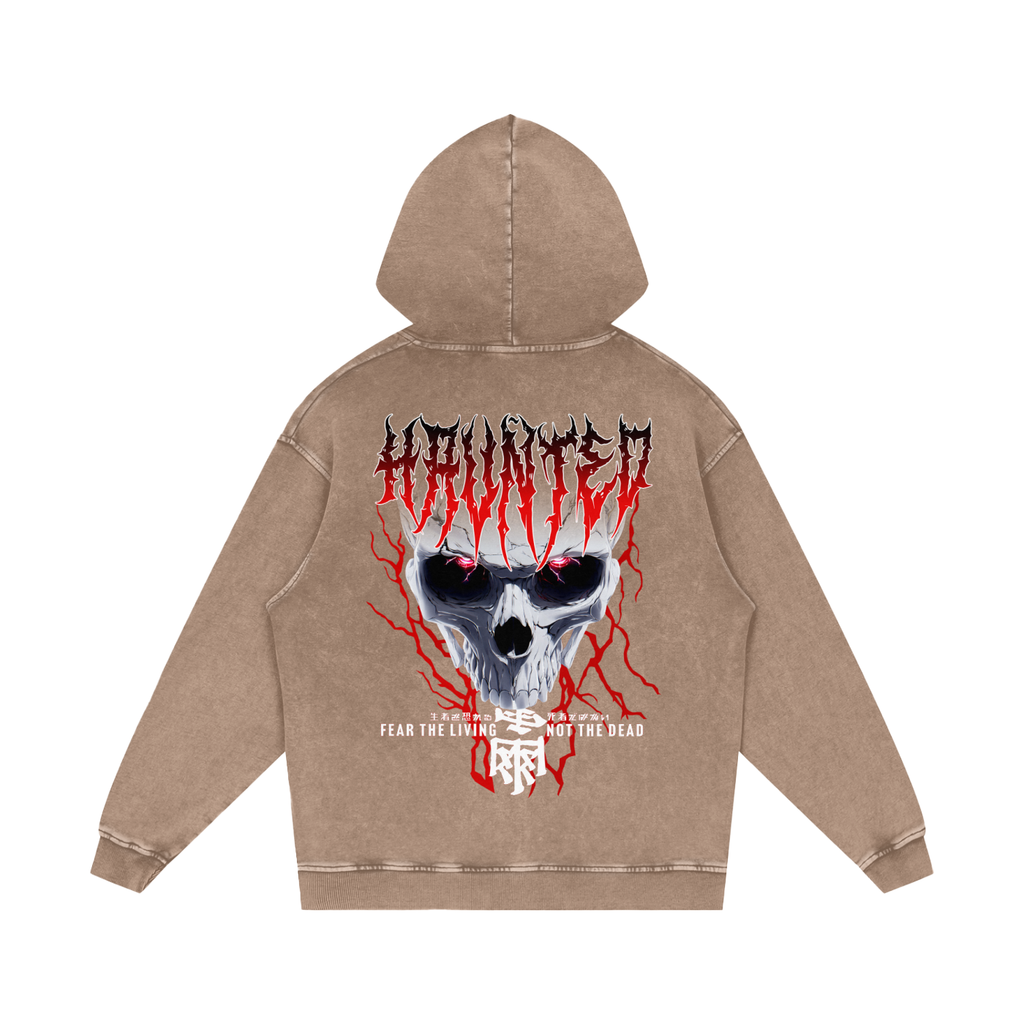 'FEAR THE LIVING' Washed Hoodie