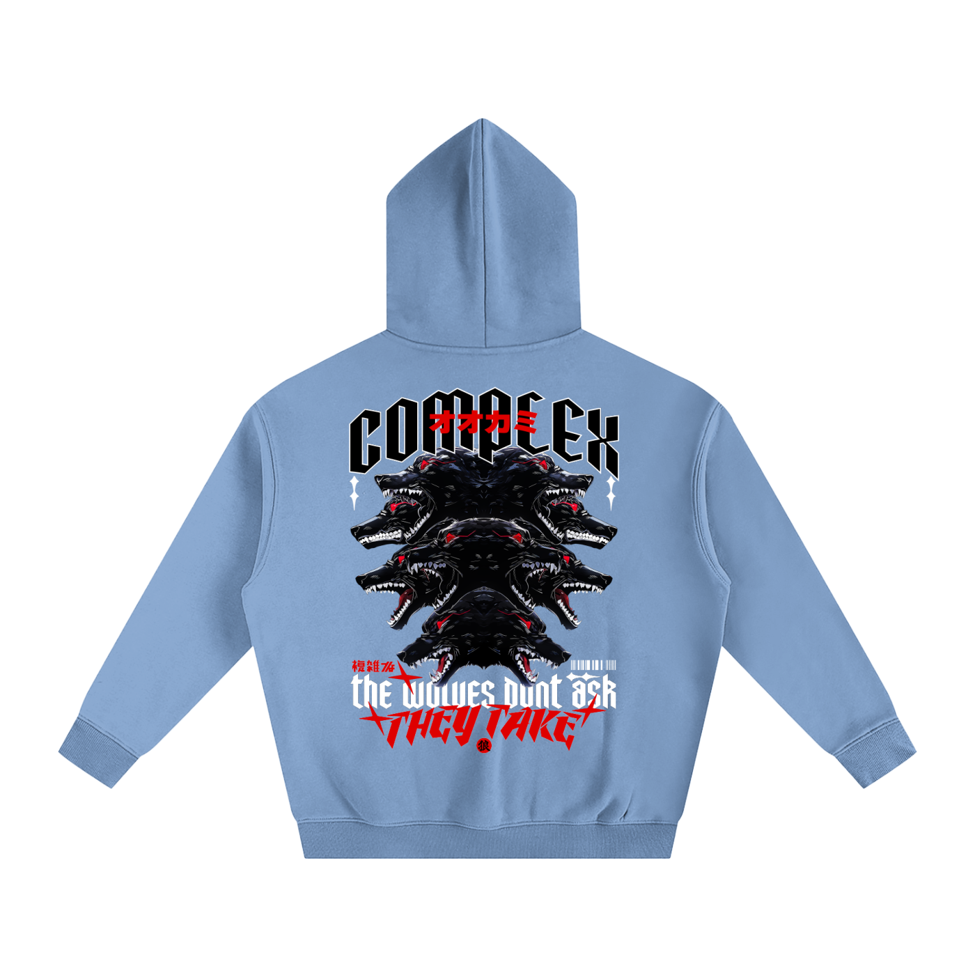 'THE WOLVES' Oversized Hoodie