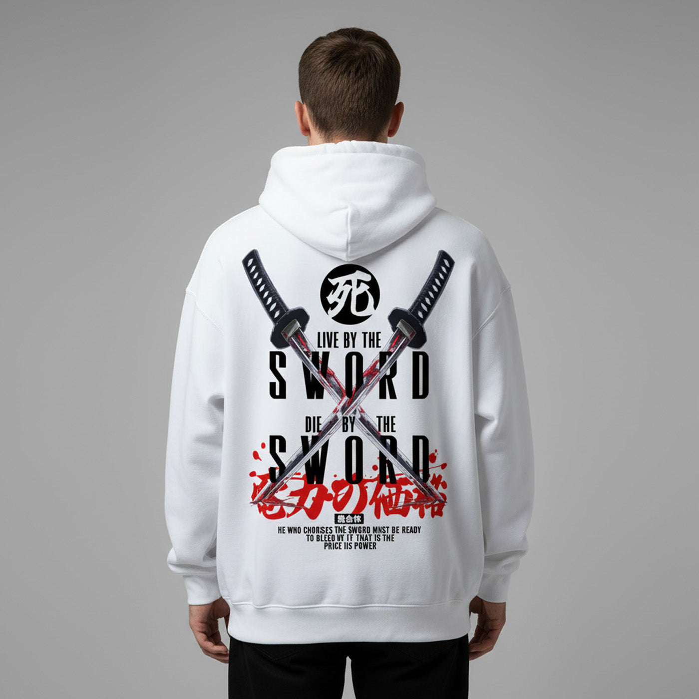 'BY THE SWORD' Oversized Hoodie