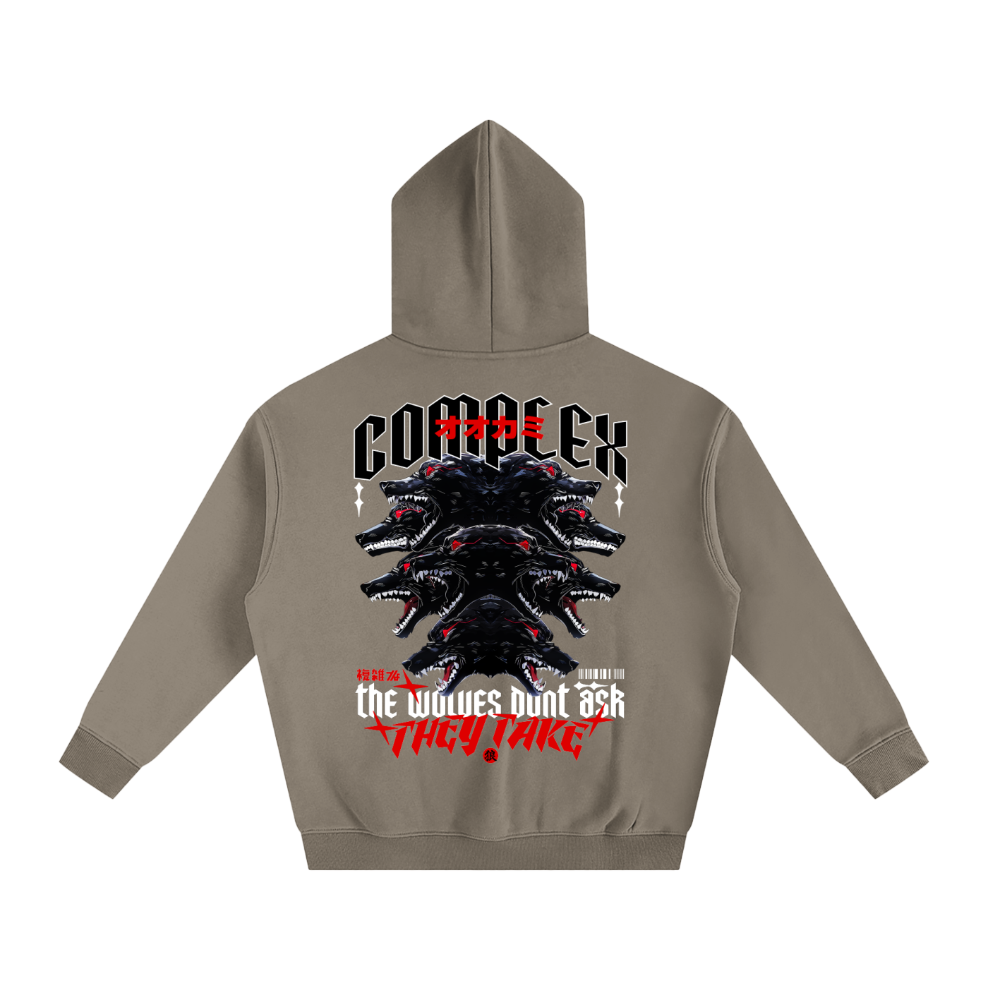 'THE WOLVES' Oversized Hoodie