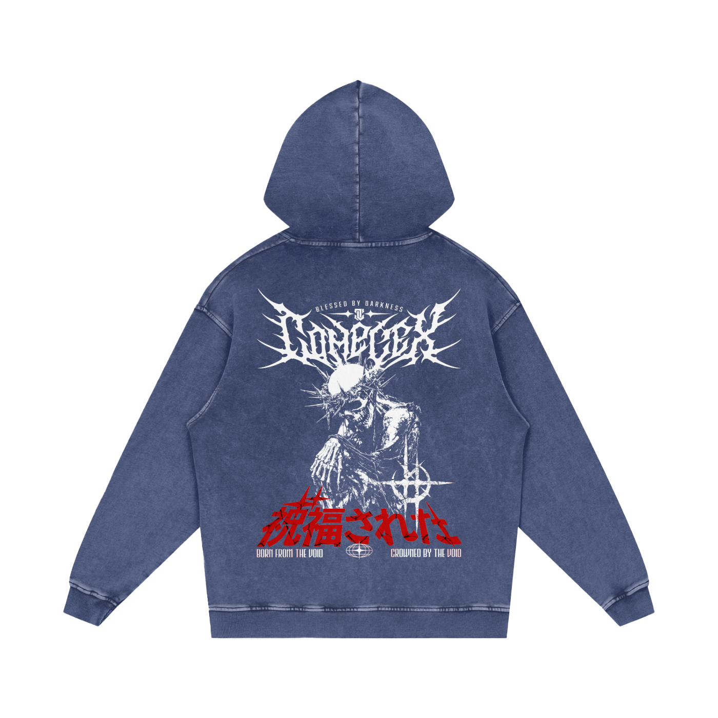 'BLESSED' Washed Hoodie