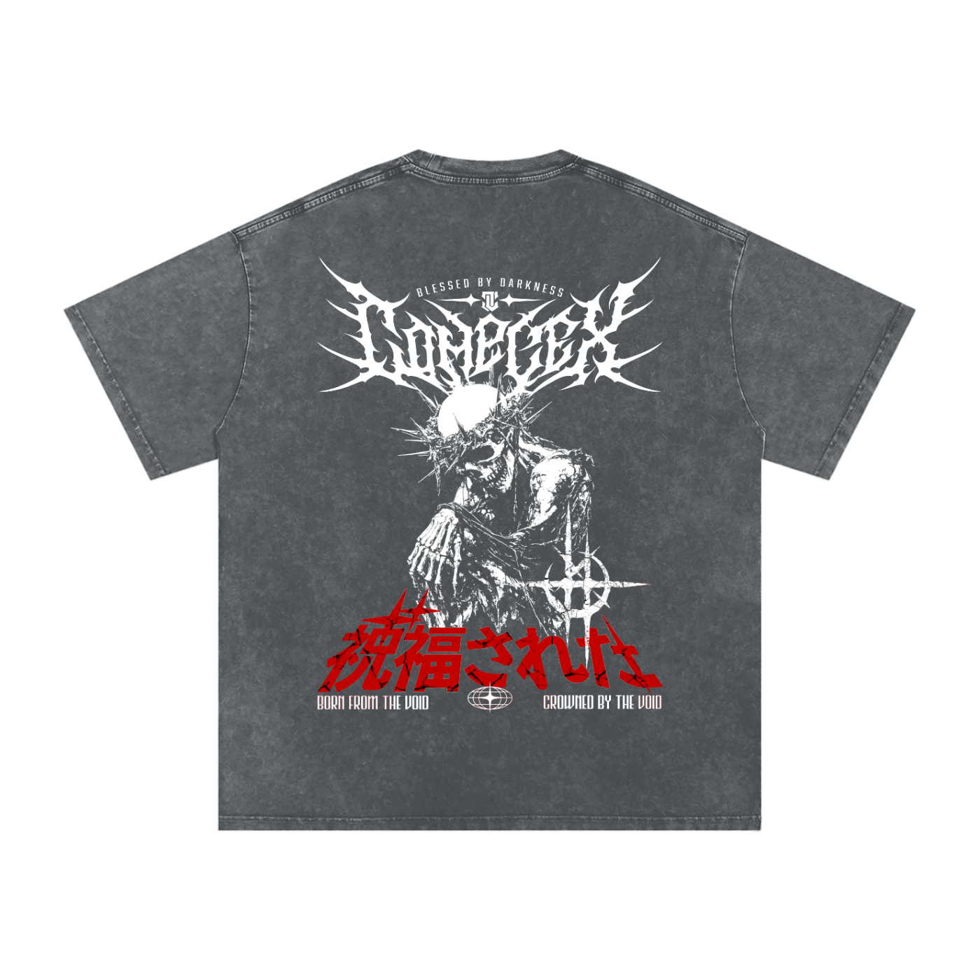 'BLESSED' Oversized Washed Tee