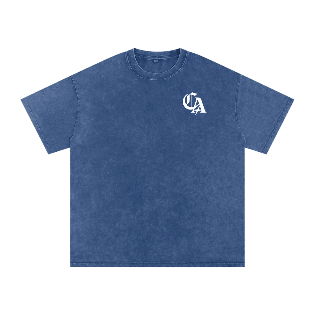 'BLESSED' Oversized Washed Tee