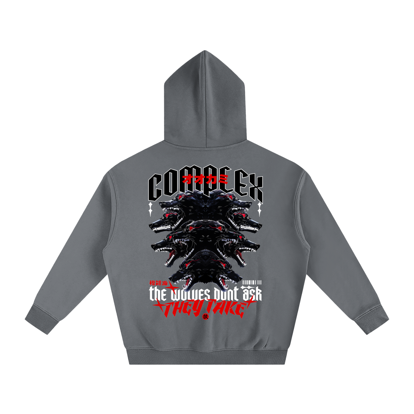 'THE WOLVES' Oversized Hoodie