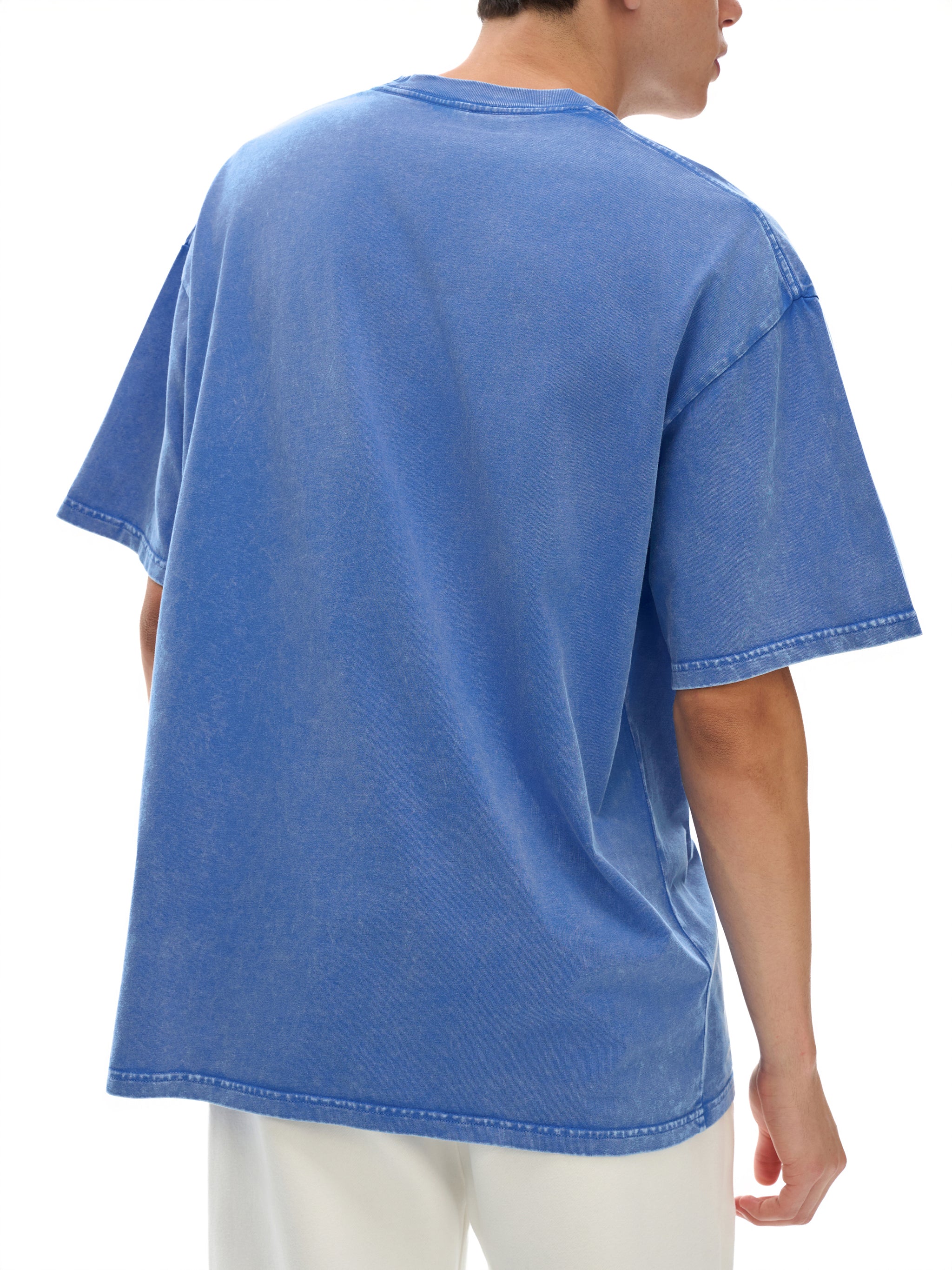 'FEAR THE LIVING' Oversized Washed Tee