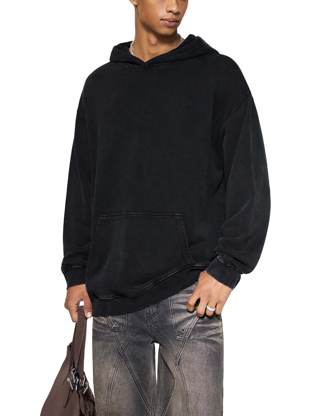 'BLESSED' Washed Hoodie