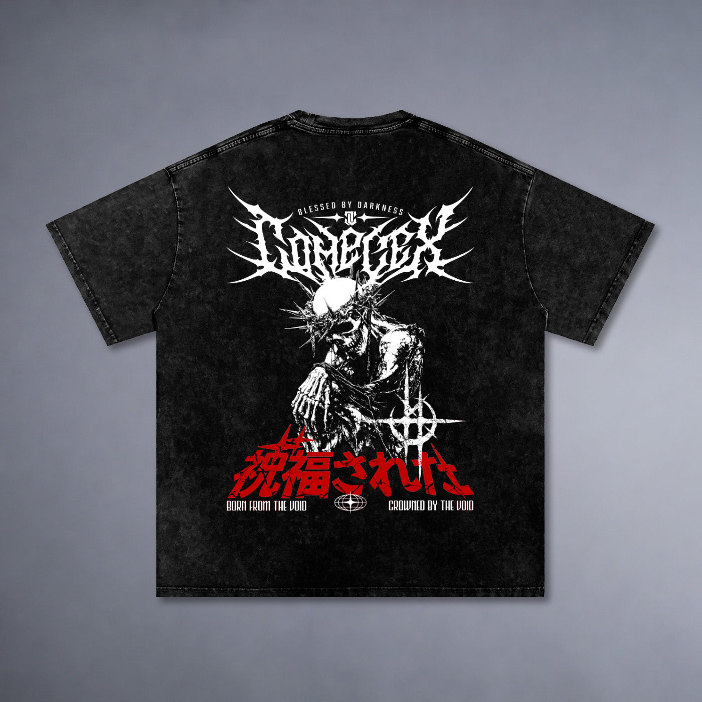 'BLESSED' Oversized Washed Tee